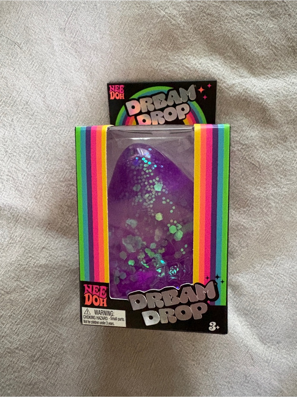 NEE DOH Dream Drop Purple Sensory Squish Toy